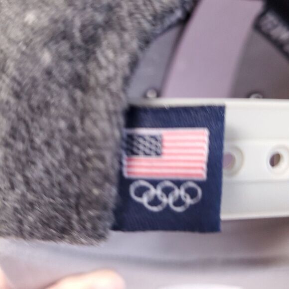 TEAM USA Youth Holiday Heather Grey Wool Ball Cap Flag/Olympic TEAM Apparel NEW! - Picture 9 of 12